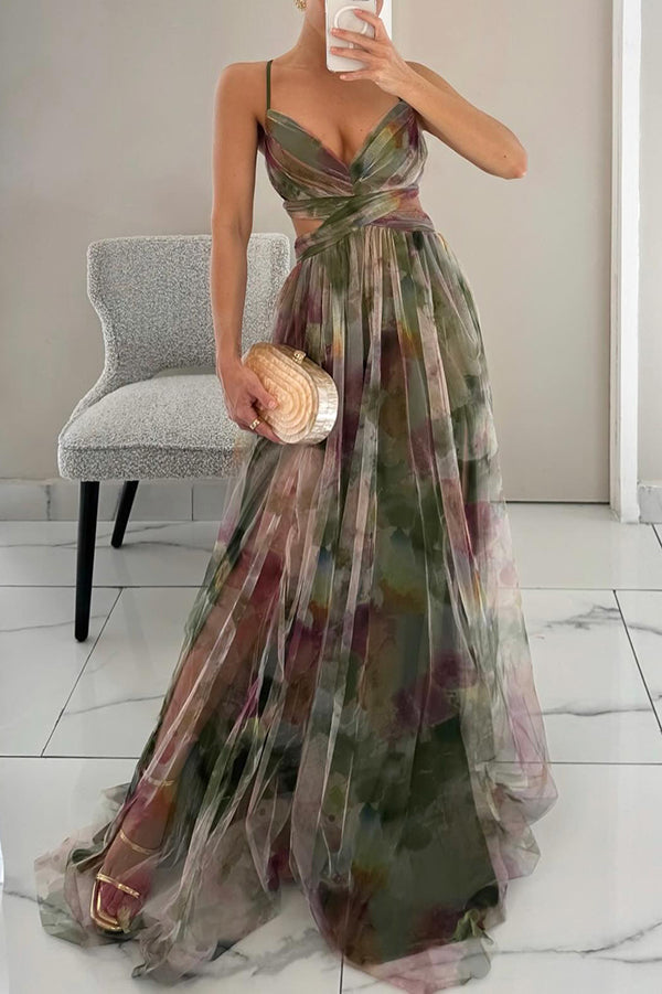 Abito Donna | Scollo a V & Gonna fluida effetto scenico