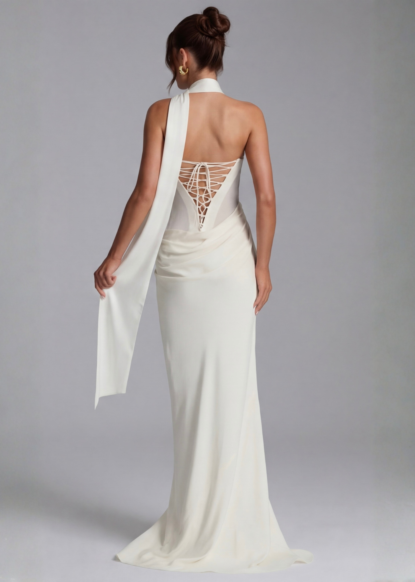 Alessia Maxi Jurk | Aansluitend | Gedrapeerd | Elegante Afwerking 8