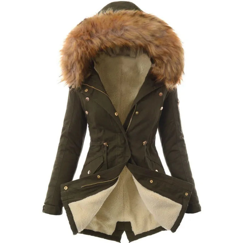 Women's Parka Winter Jacket with Hood