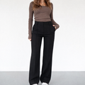 Beau | High-Waist Pantalon Met Rechte Pijpen1