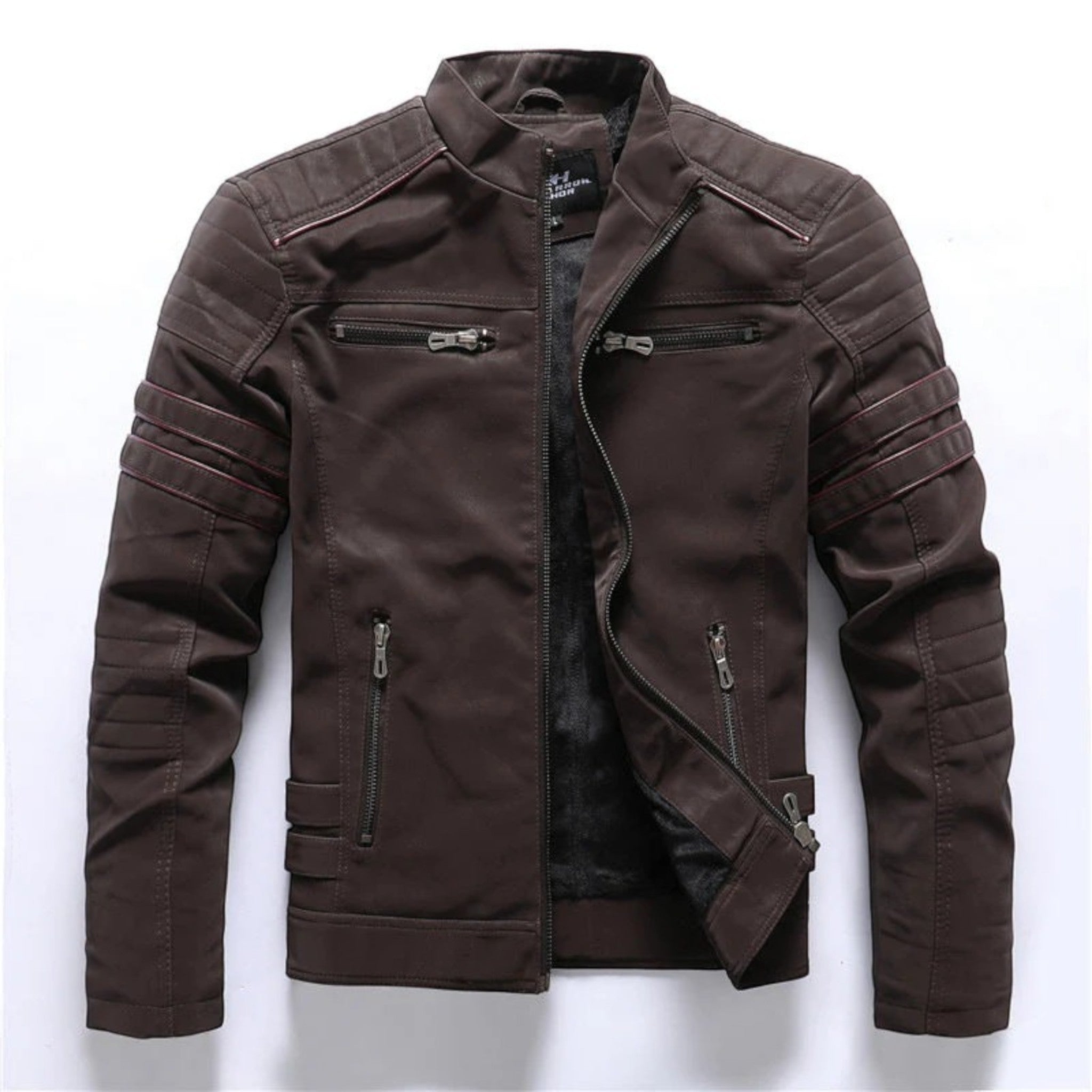 Giacca Moto Uomo | Cerniera Rapida & Tasche Sicure
