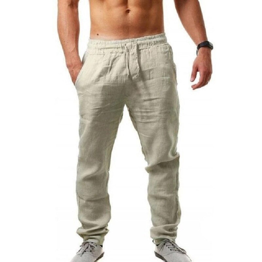Men's Linen Trousers for Spring/Summer Comfort 3