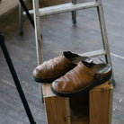 Pantofole ortopediche in pelle da uomo | Supporto Plantare & Comfort Quotidiano