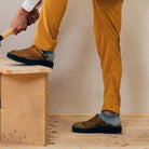 Pantofole ortopediche in pelle da uomo | Supporto Plantare & Comfort Quotidiano