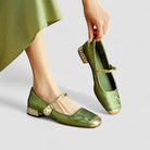 Scarpe ortopediche Mary Jane Donna | Tacco Stabile & Calzata Regolabile