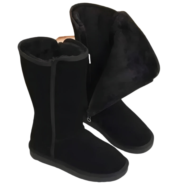 Women’s Zip-Up Winter Boots with Inner Lining
