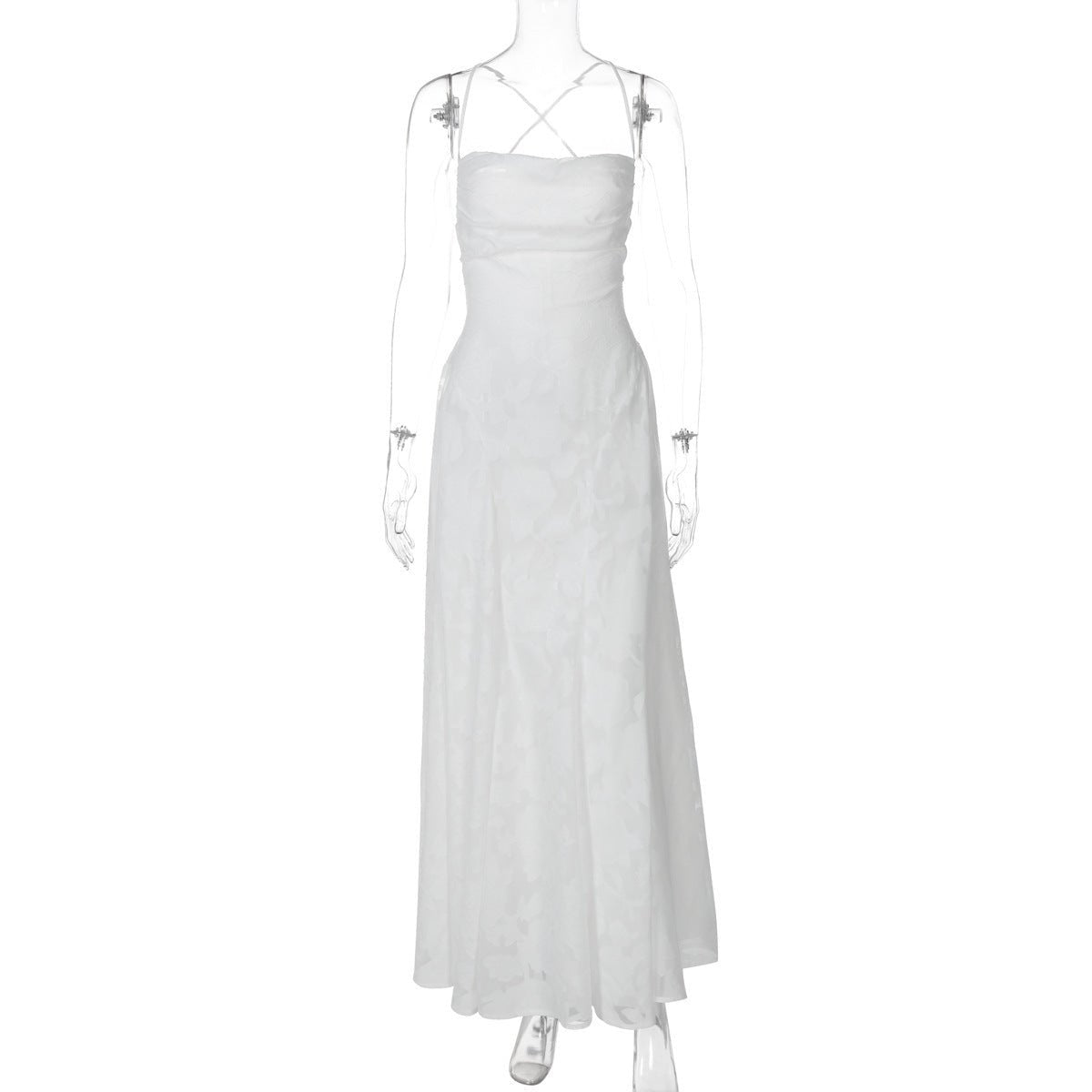 Vestido de noche elegante con estampado floral
