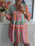 Cedar Leafs | Women's Bohemian Midi Dress