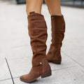 Women’s Knee-High Leather Boots – Elegant, Comfortable & Versatile Footwear